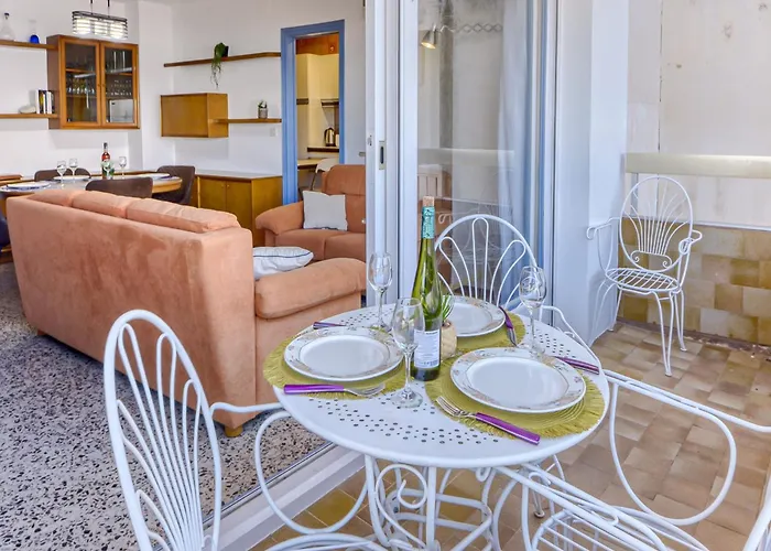 In With Terrace Views Апартаменты Росас